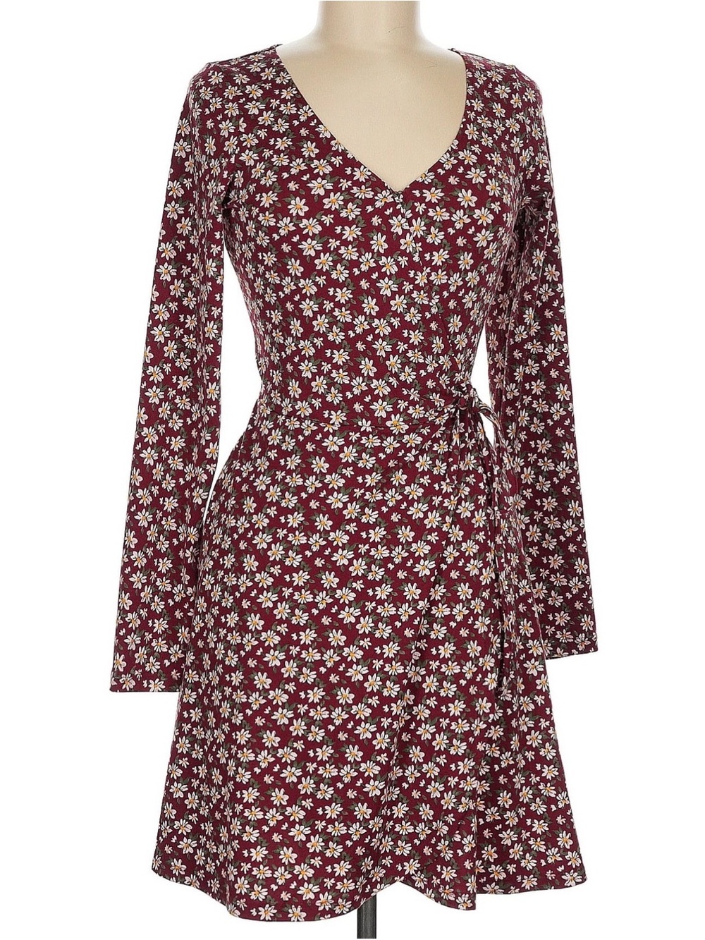NWT Hollister floral jersey wrap dress
